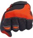 GLOVES MOTO ORG/BLK SM
