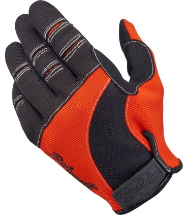 GLOVES MOTO ORG/BLK SM