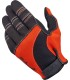 GLOVES MOTO ORG/BLK MD