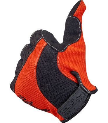 GLOVES MOTO ORG/BLK MD