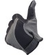 GLOVES MOTO GRY/BLK SM