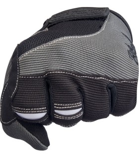 GLOVES MOTO GRY/BLK LG