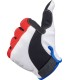 GLOVES MOTO RD/WH/BL SM
