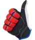 GLOVES MOTO RD/WH/BL LG