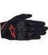 GLOVES 4W SP X 1 BK/RD FL L