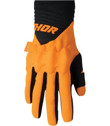 GLOVE REBND FLO OR/BK SM