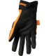 GLOVE REBND FLO OR/BK MD