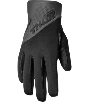 GLOVE SPECT COLD BK/CH LG