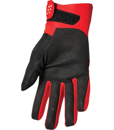 GLOVE SPECT COLD RD/WH SM
