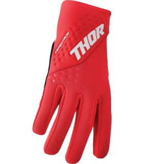 GLOVE SPECT COLD RD/WH LG
