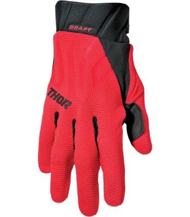 GLOVE DRAFT RED/BLACK MD