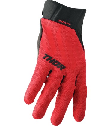 GLOVE DRAFT RED/BLACK MD