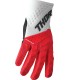 GLOVE SPECTRUM RED/WH XS