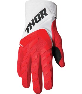 GLOVE SPECTRUM RED/WH SM