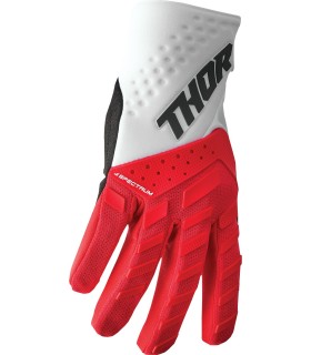 GLOVE SPECTRUM RED/WH MD