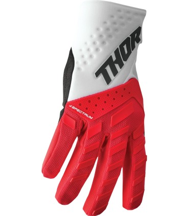 GLOVE SPECTRUM RED/WH MD