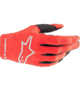 GLOVE RADAR RED/SLV S