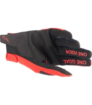 GLOVE RADAR RED/SLV L