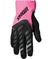 GLOVE SPECTRUM WMN PK/BK LG