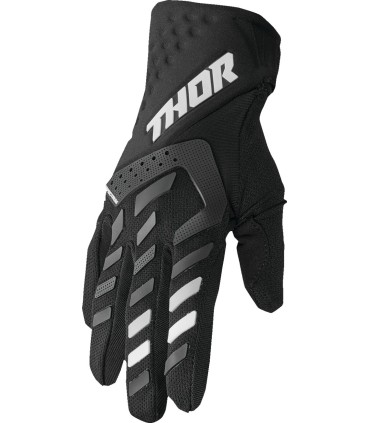 GLOVE WMN SPECT BK/WH MD