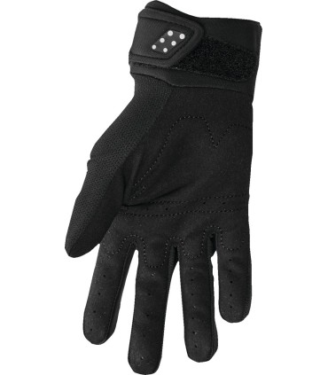 GLOVE WMN SPECT BK/WH LG