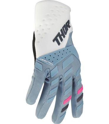 GLV WMN SPCTRM BL/WH XL