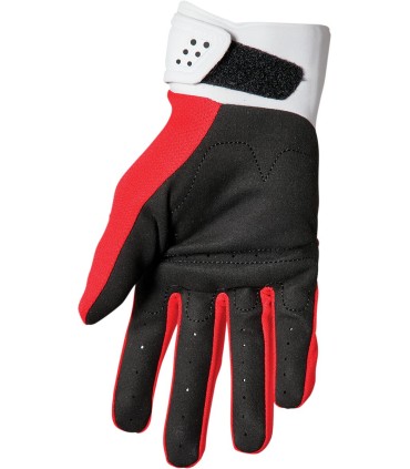 GLOVE SPCTRM YT RD/WH LG