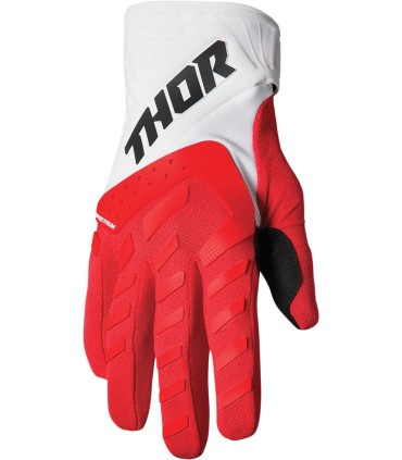 GLOVE SPCTRM YT RD/WH LG
