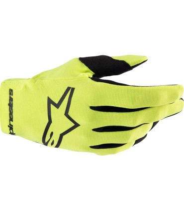 GLOVE YTH RADAR YLW/BK S