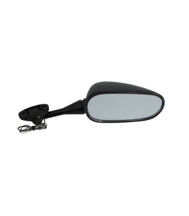 MIRROR BLACK LEFT EC W/ LED