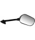MIRROR BLACK RIGHT EC FAIRING