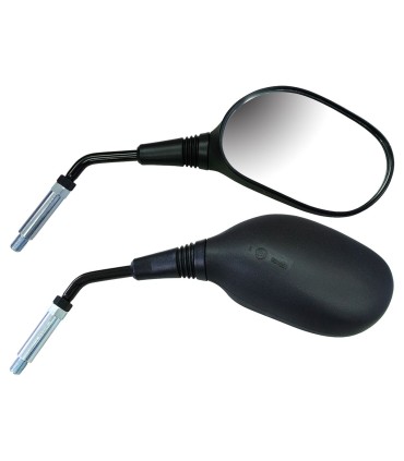 MIRROR BLACK LEFT EC STEM