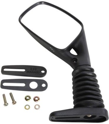 MIRROR PU ZX BLACK LH