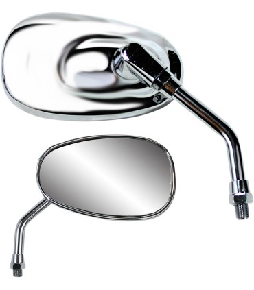 MIRROR PU MINI OVAL CHR