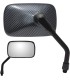 MIRROR PU MINI RECT. CARB