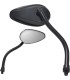 MIRROR PU TEARDROP BLK