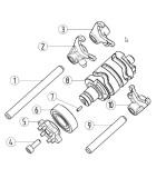 Barillets de sélection & fourchettes – Compatibles Yamaha 2T (DTR, TDR, WR 125/200)