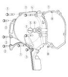 Ignition Cover (Left Case) MXE 250 AEB