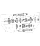 Gearbox Components MXE 250 AEB